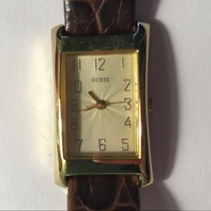 Guess Gold Rectangle Watch Needs New Band